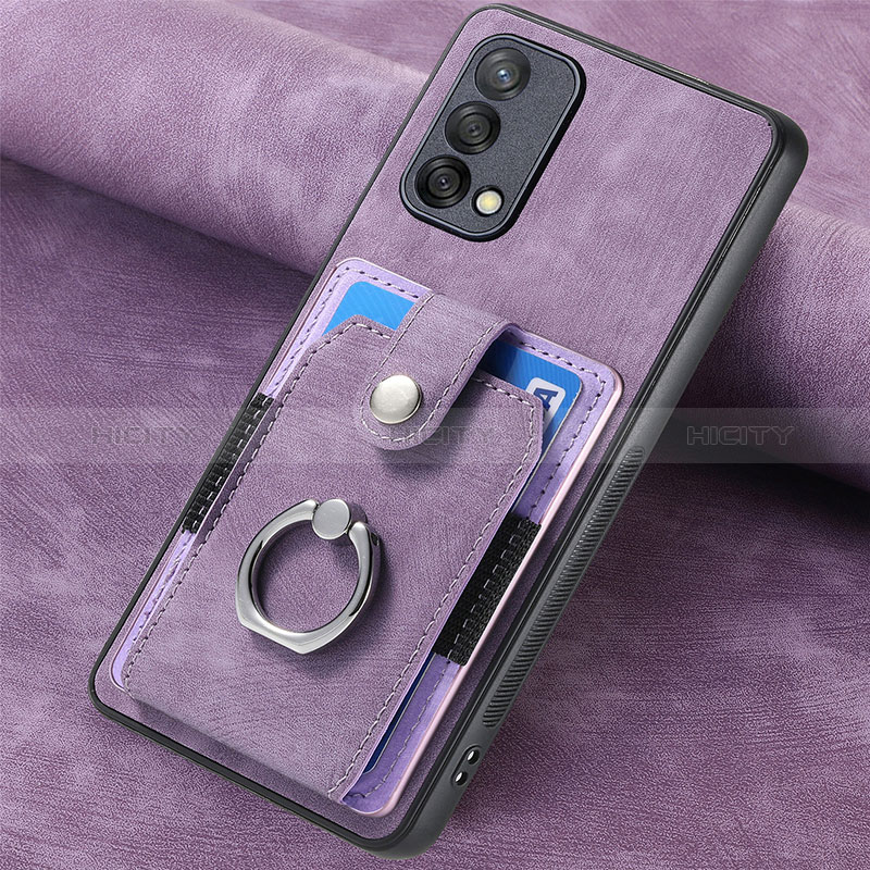 Coque Silicone Gel Motif Cuir Housse Etui SD1 pour Oppo A74 4G Plus