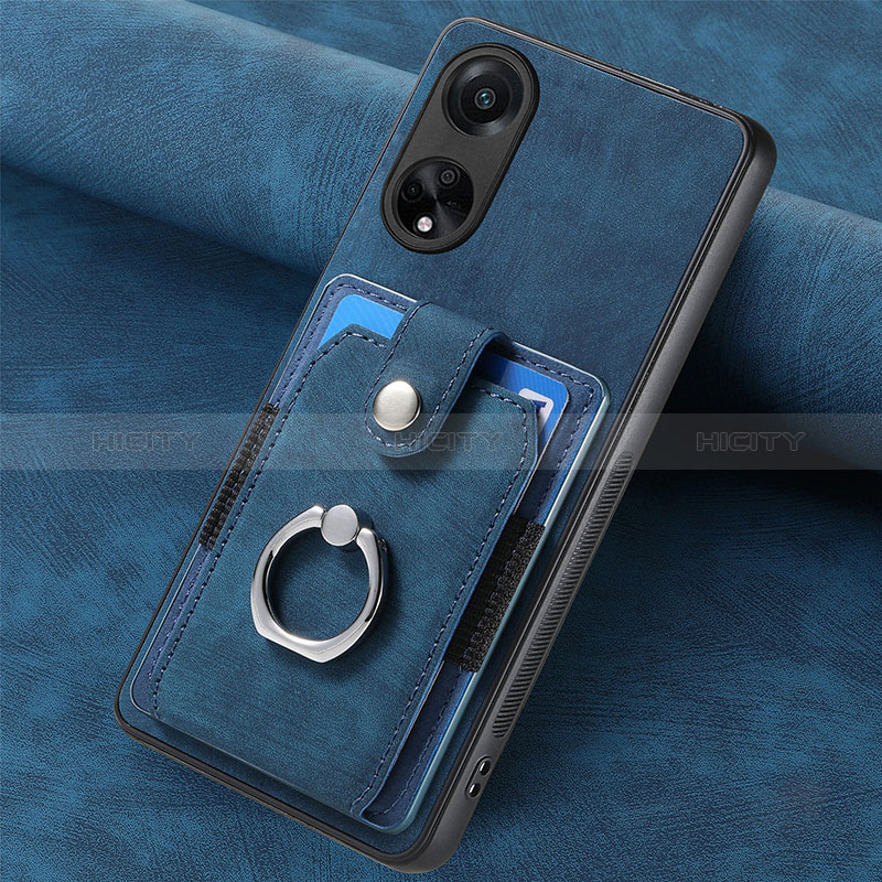 Coque Silicone Gel Motif Cuir Housse Etui SD1 pour Oppo A98 5G Plus