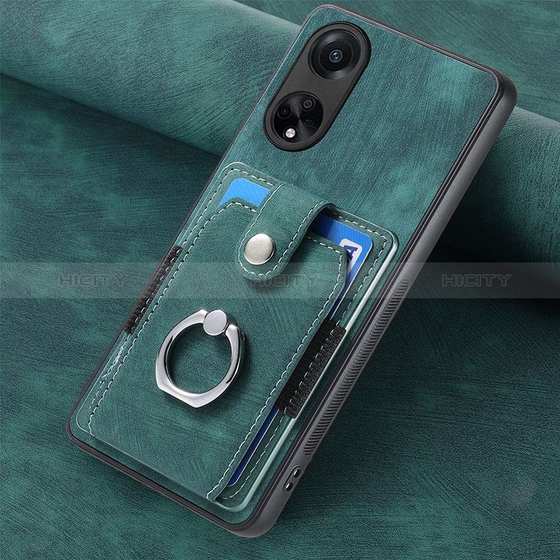 Coque Silicone Gel Motif Cuir Housse Etui SD1 pour Oppo A98 5G Plus