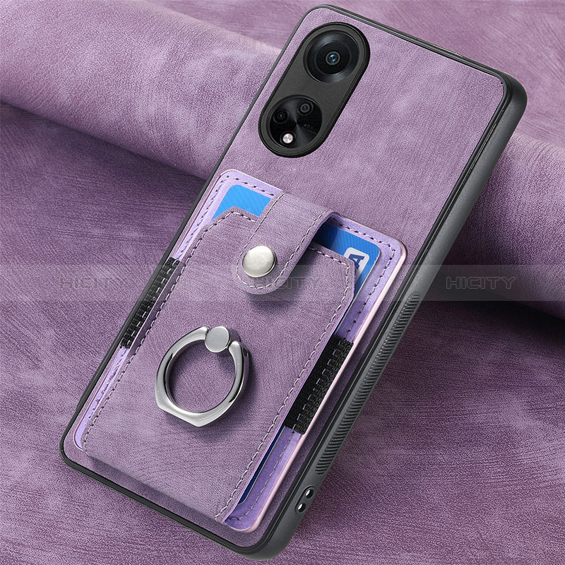 Coque Silicone Gel Motif Cuir Housse Etui SD1 pour Oppo A98 5G Plus