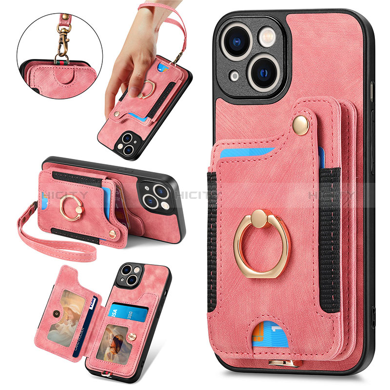 Coque Silicone Gel Motif Cuir Housse Etui SD12 pour Apple iPhone 13 Plus