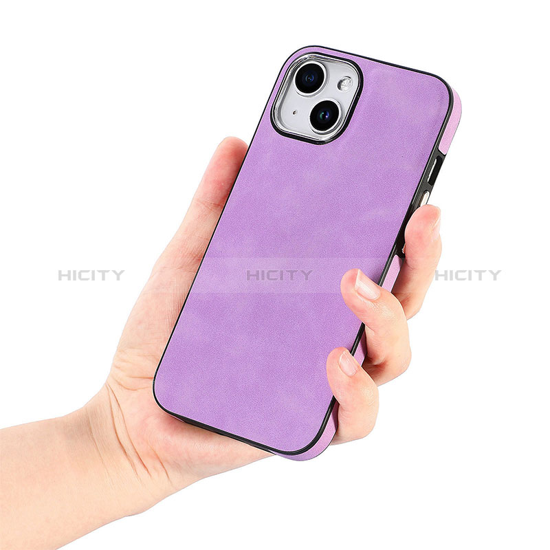 Coque Silicone Gel Motif Cuir Housse Etui SD13 pour Apple iPhone 13 Plus