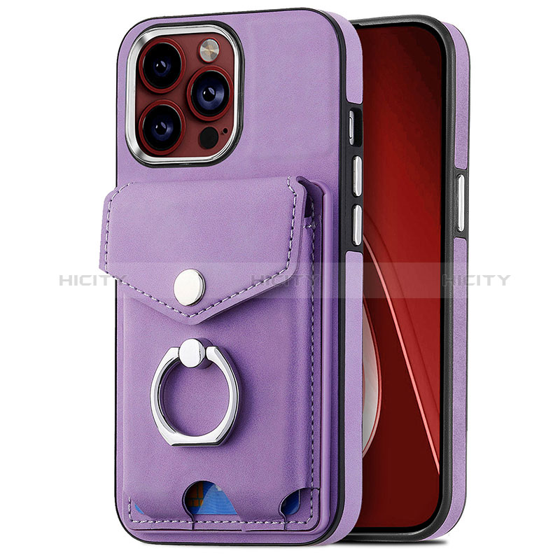 Coque Silicone Gel Motif Cuir Housse Etui SD16 pour Apple iPhone 13 Pro Max Plus