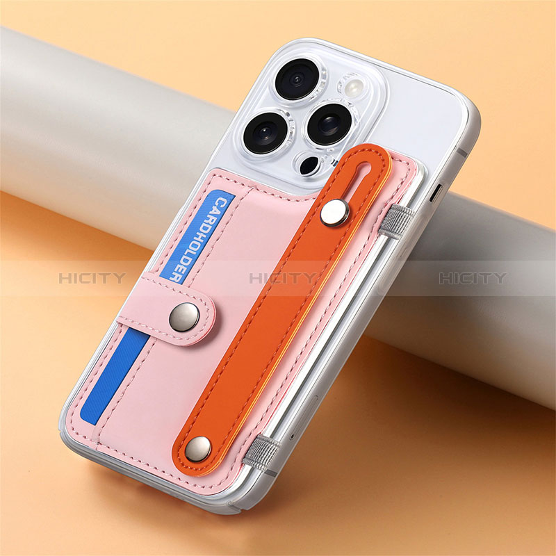 Coque Silicone Gel Motif Cuir Housse Etui SD19 pour Apple iPhone 16 Pro Max Plus