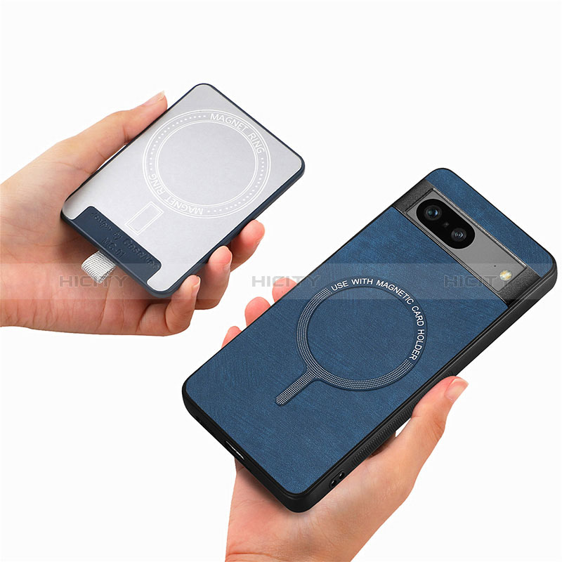 Coque Silicone Gel Motif Cuir Housse Etui SD2 pour Google Pixel 7 5G Plus