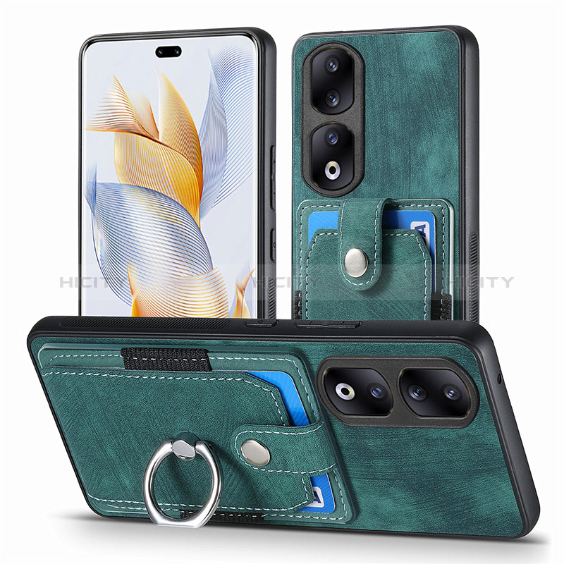 Coque Silicone Gel Motif Cuir Housse Etui SD2 pour Huawei Honor 90 Pro 5G Plus