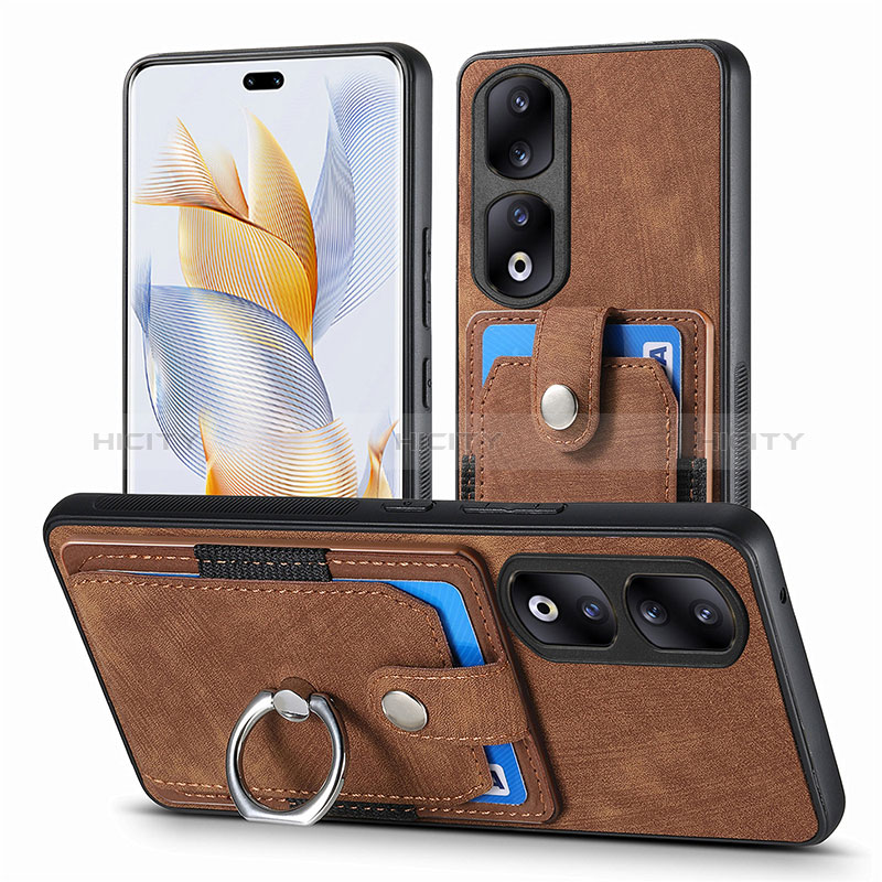 Coque Silicone Gel Motif Cuir Housse Etui SD2 pour Huawei Honor 90 Pro 5G Plus