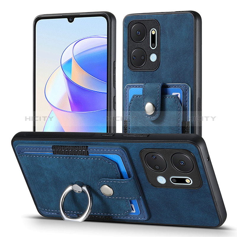 Coque Silicone Gel Motif Cuir Housse Etui SD2 pour Huawei Honor X7a Plus