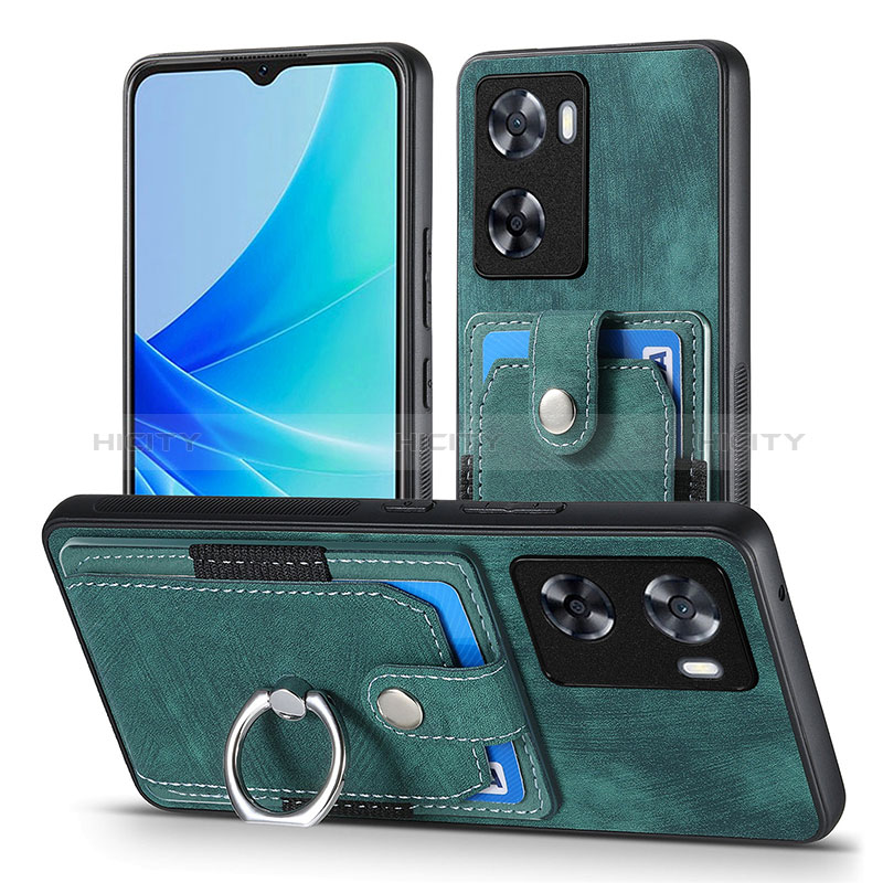 Coque Silicone Gel Motif Cuir Housse Etui SD2 pour Oppo A77 4G Plus