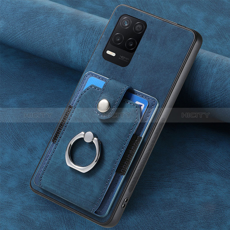 Coque Silicone Gel Motif Cuir Housse Etui SD2 pour Realme 8 5G Plus