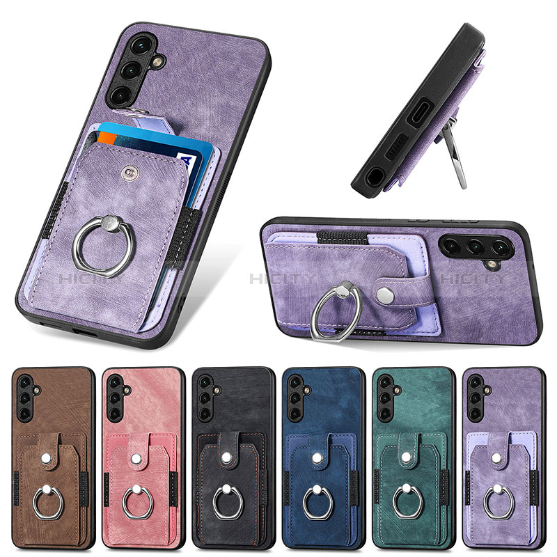 Coque Silicone Gel Motif Cuir Housse Etui SD2 pour Samsung Galaxy A54 5G Plus