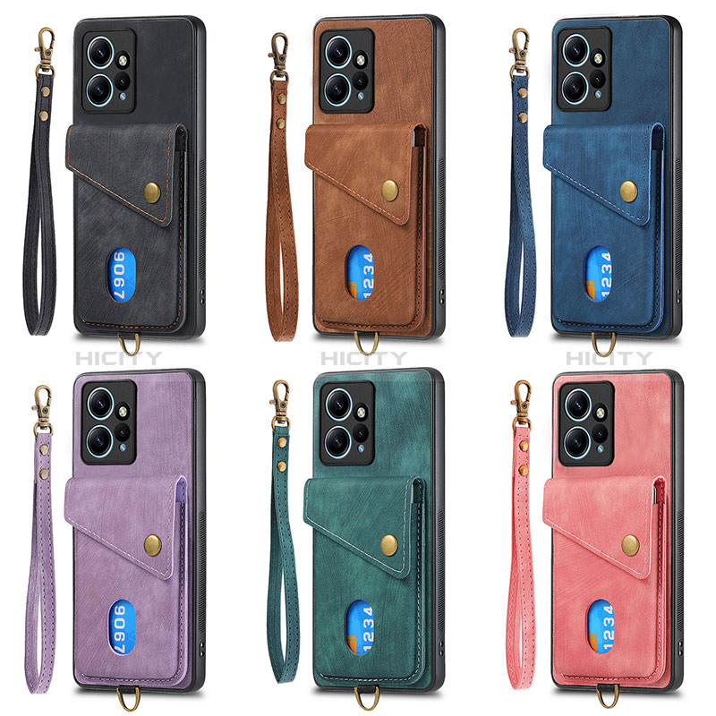 Coque Silicone Gel Motif Cuir Housse Etui SD2 pour Xiaomi Redmi Note 12 4G Plus