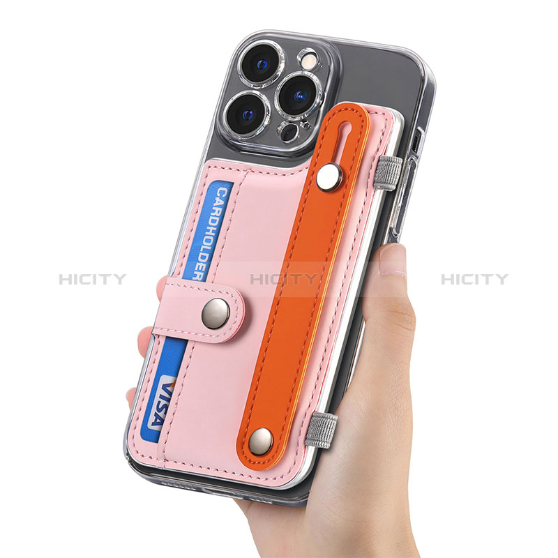 Coque Silicone Gel Motif Cuir Housse Etui SD3 pour Apple iPhone 14 Pro Plus