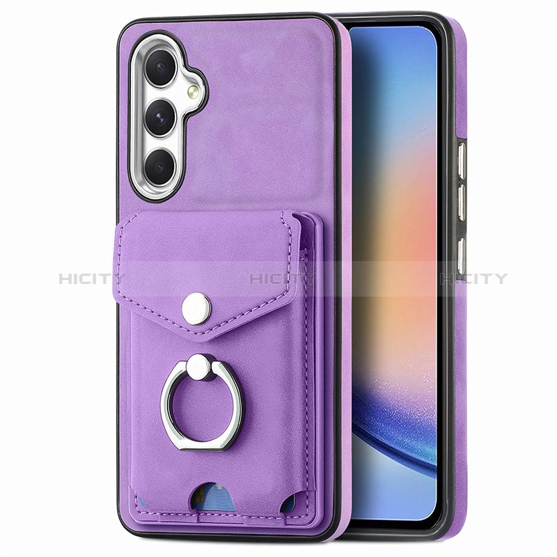 Coque Silicone Gel Motif Cuir Housse Etui SD3 pour Samsung Galaxy A34 5G Plus