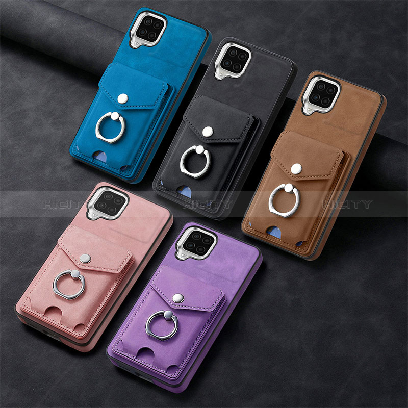 Coque Silicone Gel Motif Cuir Housse Etui SD3 pour Samsung Galaxy M12 Plus