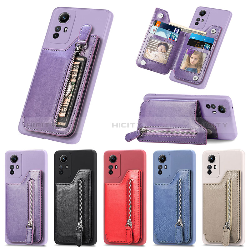 Coque Silicone Gel Motif Cuir Housse Etui SD3 pour Xiaomi Redmi Note 12S Plus