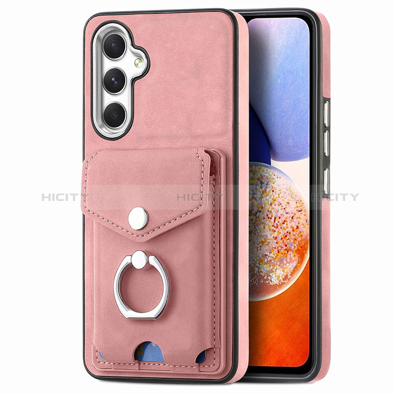 Coque Silicone Gel Motif Cuir Housse Etui SD4 pour Samsung Galaxy A14 4G Plus