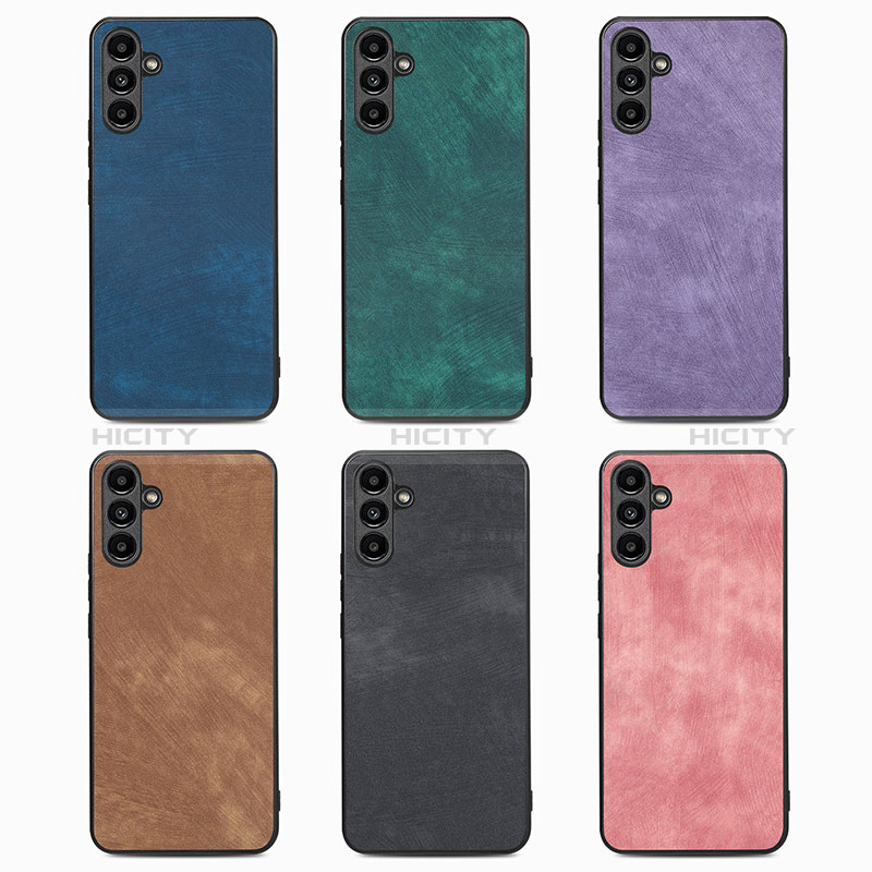 Coque Silicone Gel Motif Cuir Housse Etui SD4 pour Samsung Galaxy A34 5G Plus