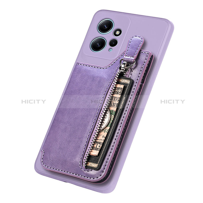 Coque Silicone Gel Motif Cuir Housse Etui SD4 pour Xiaomi Redmi Note 12 4G Plus