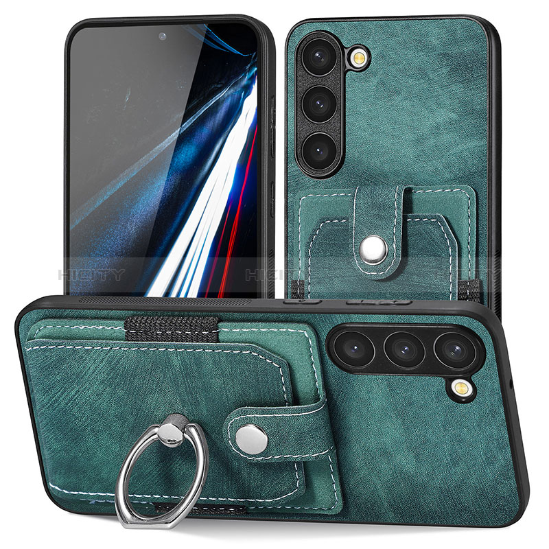 Coque Silicone Gel Motif Cuir Housse Etui SD5 pour Samsung Galaxy S22 5G Plus