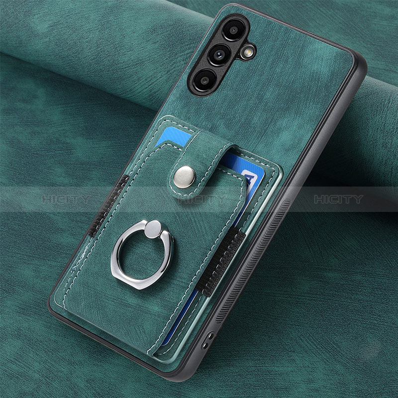 Coque Silicone Gel Motif Cuir Housse Etui SD6 pour Samsung Galaxy A34 5G Plus