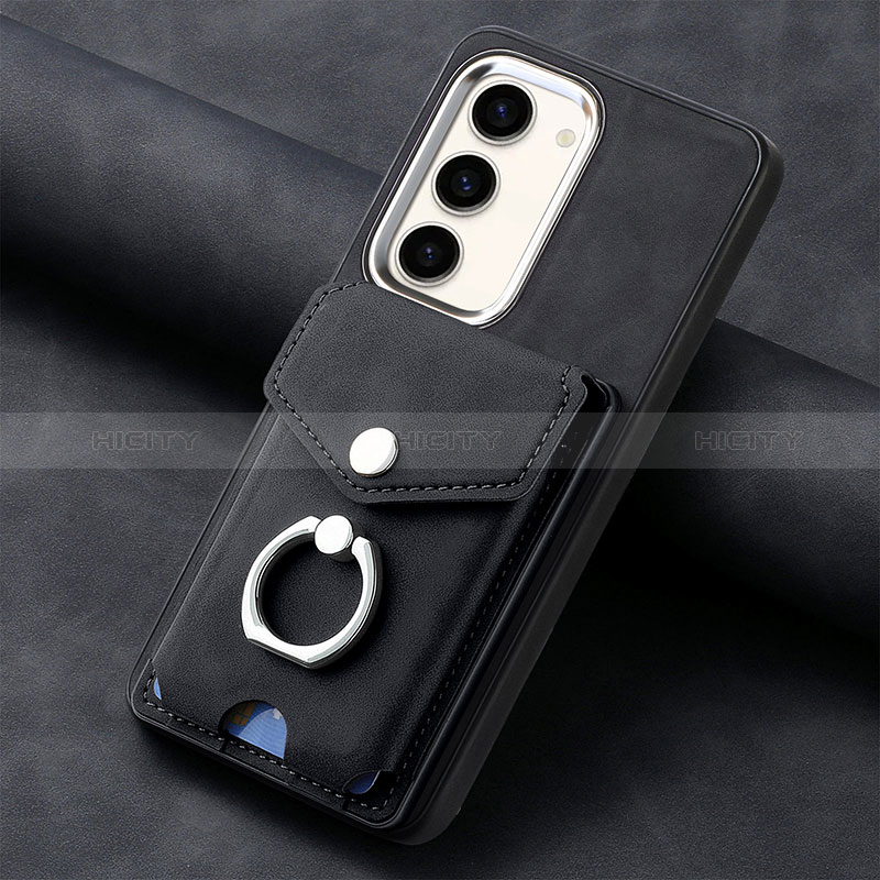 Coque Silicone Gel Motif Cuir Housse Etui SD6 pour Samsung Galaxy S22 5G Plus