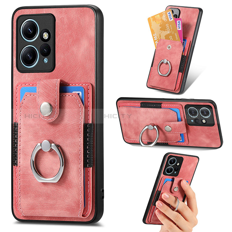 Coque Silicone Gel Motif Cuir Housse Etui SD6 pour Xiaomi Redmi Note 12 4G Plus