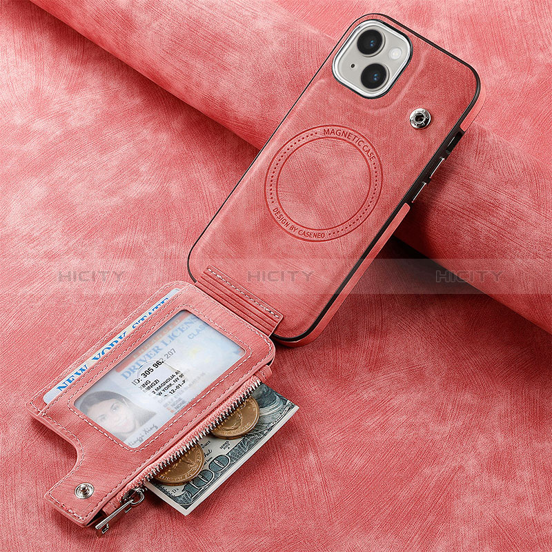 Coque Silicone Gel Motif Cuir Housse Etui SD9 pour Apple iPhone 13 Plus