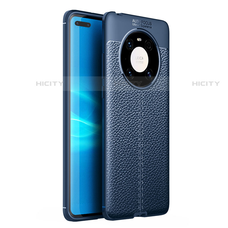 Coque Silicone Gel Motif Cuir Housse Etui U01 pour Huawei Mate 40 Pro Plus