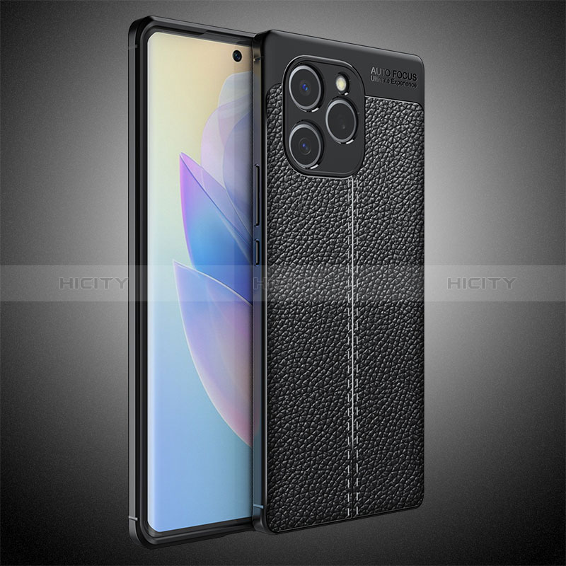 Coque Silicone Gel Motif Cuir Housse Etui WL1 pour Huawei Honor 60 SE 5G Plus