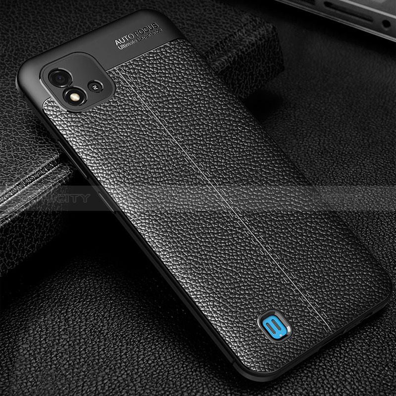 Coque Silicone Gel Motif Cuir Housse Etui WL1 pour Realme C20 Plus