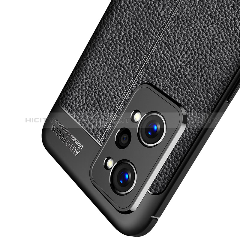 Coque Silicone Gel Motif Cuir Housse Etui WL1 pour Realme GT2 Pro 5G Plus