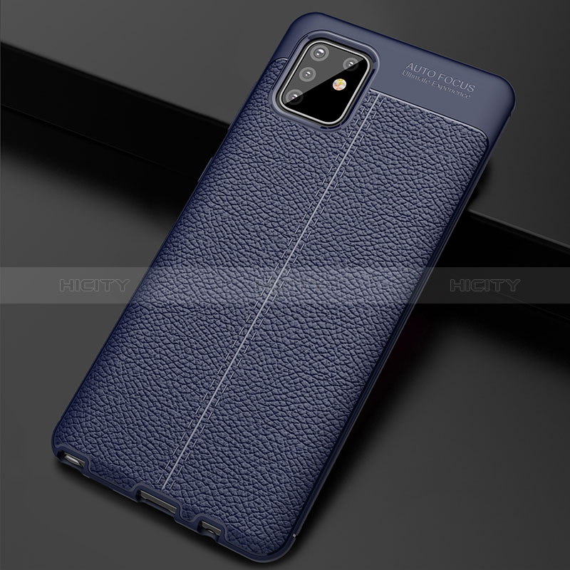 Coque Silicone Gel Motif Cuir Housse Etui WL1 pour Samsung Galaxy A81 Plus