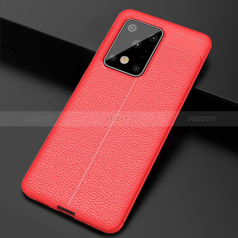 Coque Silicone Gel Motif Cuir Housse Etui WL1 pour Samsung Galaxy S20 Ultra Plus