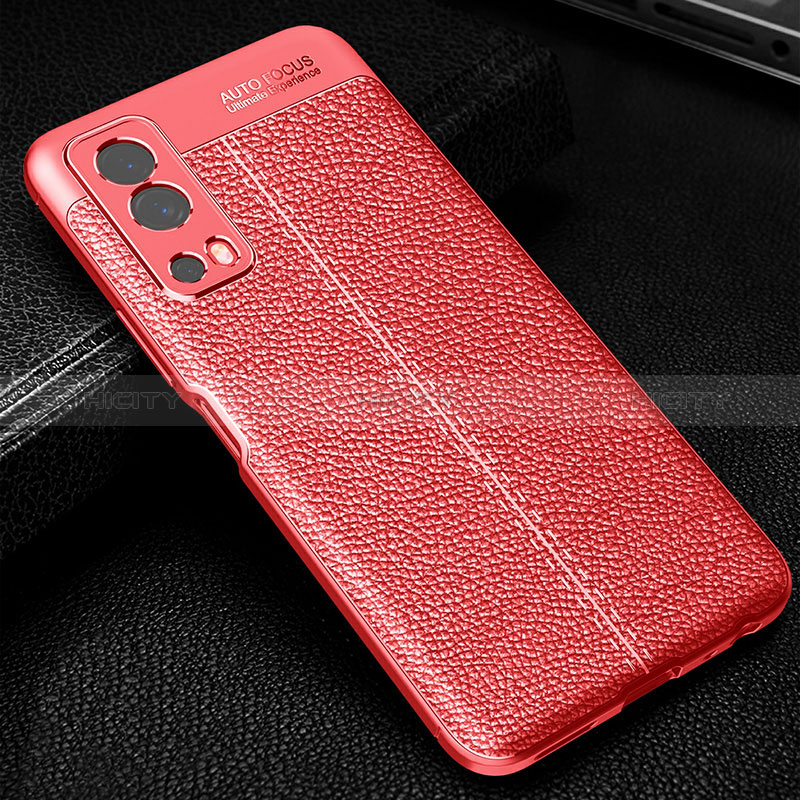 Coque Silicone Gel Motif Cuir Housse Etui WL1 pour Vivo Y75s 5G Plus