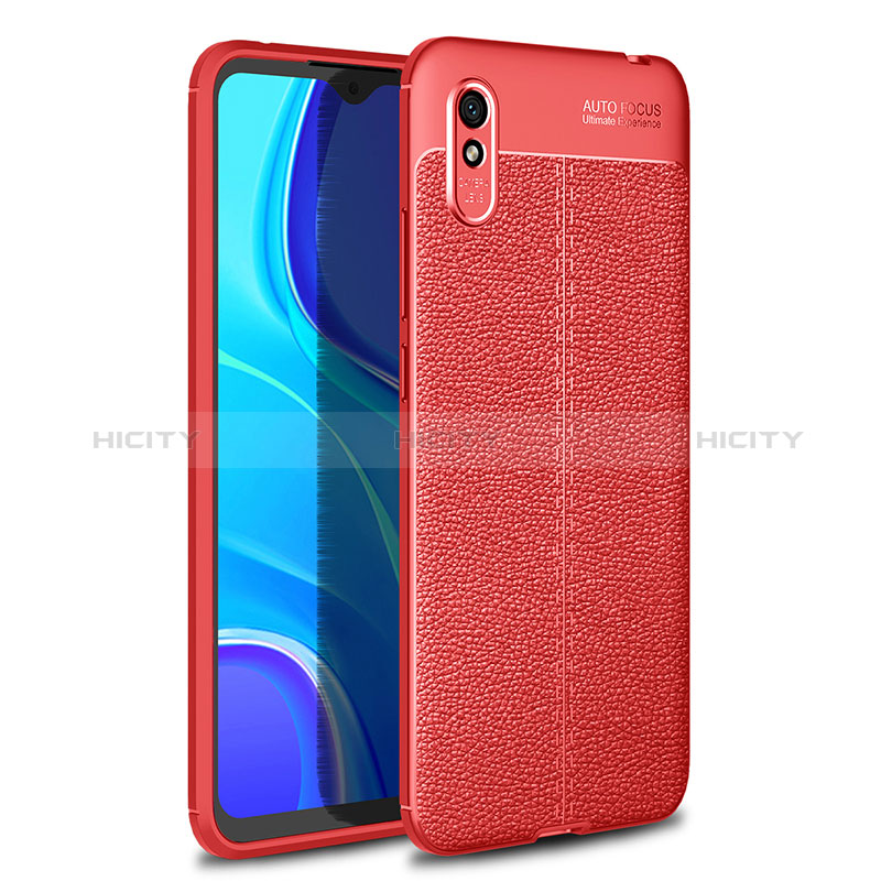 Coque Silicone Gel Motif Cuir Housse Etui WL1 pour Xiaomi Redmi 9A Plus