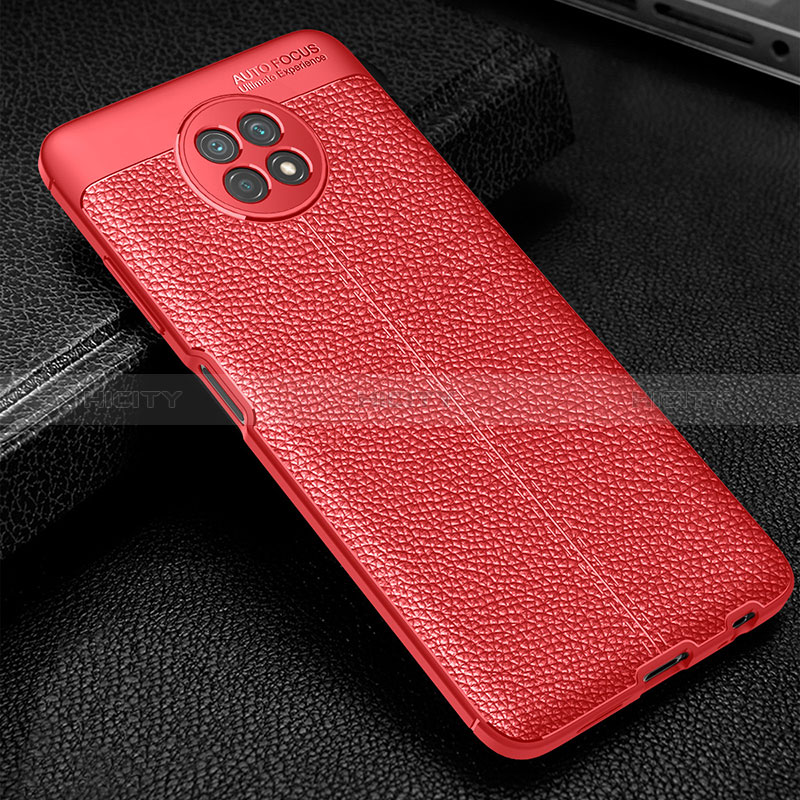 Coque Silicone Gel Motif Cuir Housse Etui WL1 pour Xiaomi Redmi Note 9 5G Plus