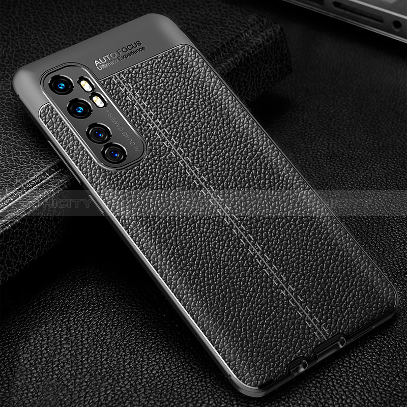 Coque Silicone Gel Motif Cuir Housse Etui WL2 pour Xiaomi Mi Note 10 Lite Plus