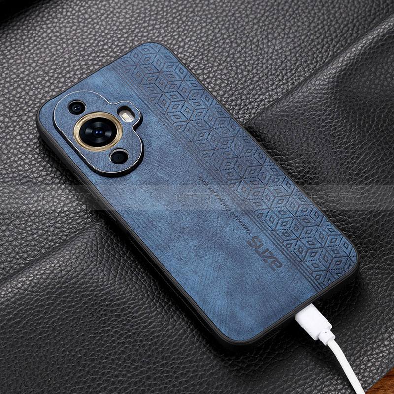 Coque Silicone Gel Motif Cuir Housse Etui YZ2 pour Huawei Nova 11 Pro Plus