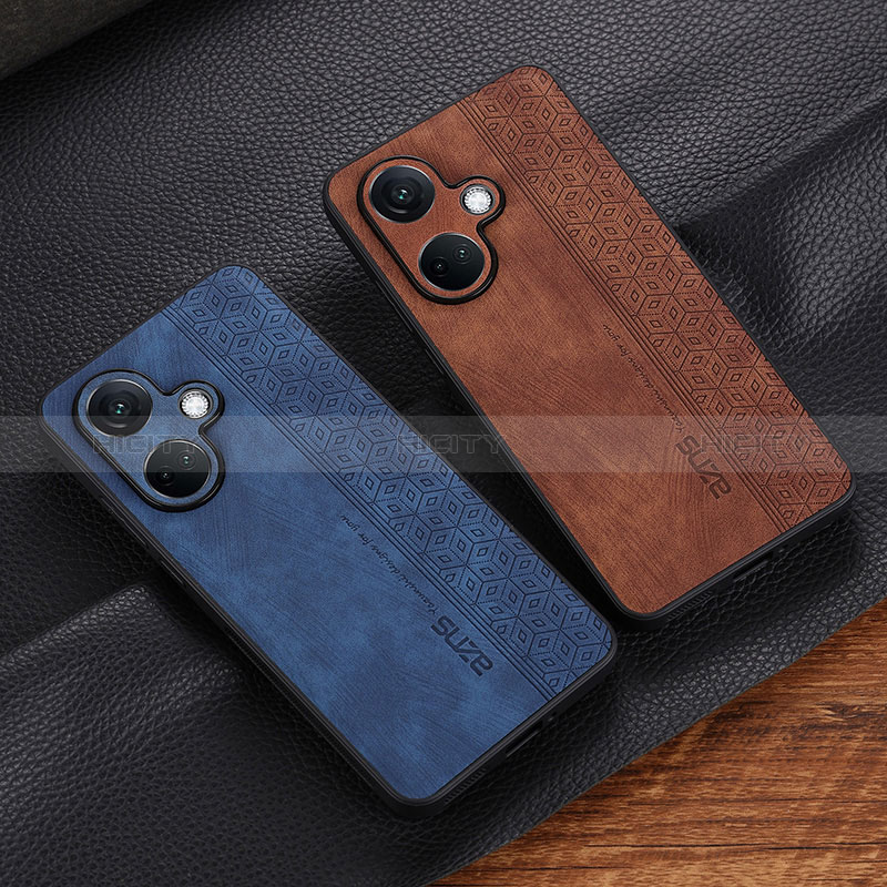 Coque Silicone Gel Motif Cuir Housse Etui YZ2 pour OnePlus Nord CE 3 5G Plus