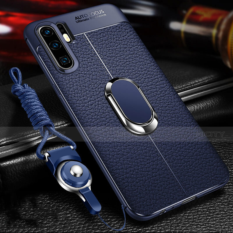 Coque Silicone Gel Motif Cuir Housse Etui Z02 pour Huawei P30 Pro New Edition Plus