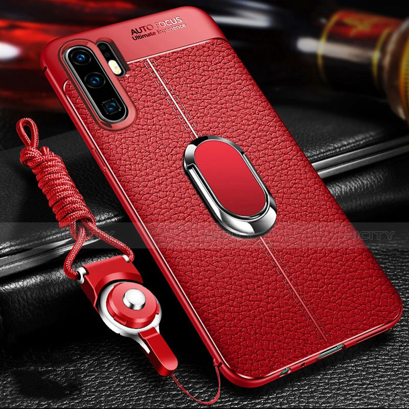 Coque Silicone Gel Motif Cuir Housse Etui Z02 pour Huawei P30 Pro New Edition Plus