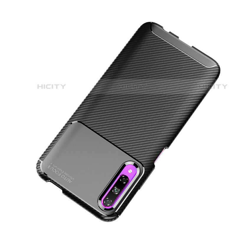 Coque Silicone Gel Serge B02 pour Huawei P Smart Pro (2019) Noir Plus