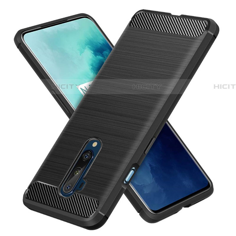 Coque Silicone Gel Serge B02 pour OnePlus 7T Pro Noir Plus