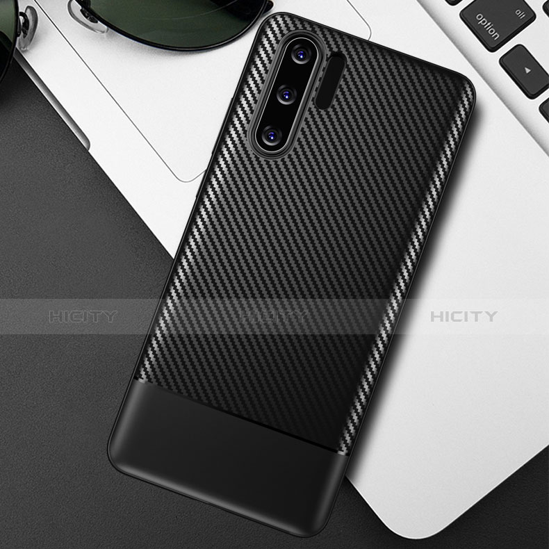 Coque Silicone Gel Serge B03 pour Huawei P30 Pro New Edition Noir Plus