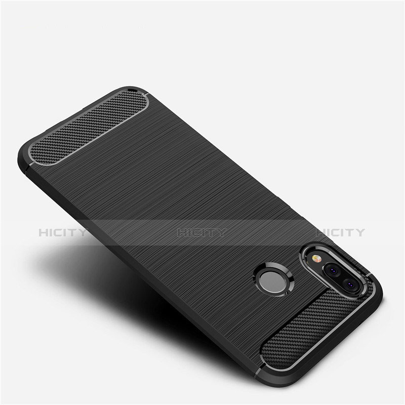 Coque Silicone Gel Serge pour Huawei Nova 3i Noir Plus