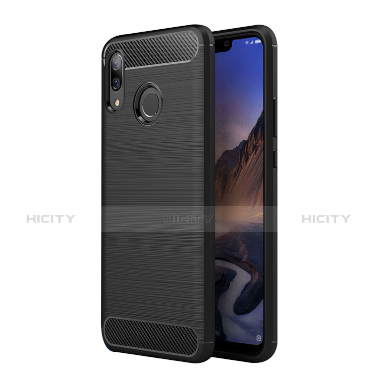 Coque Silicone Gel Serge pour Huawei P Smart+ Plus Noir Plus