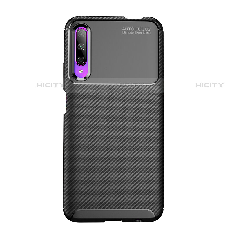 Coque Silicone Gel Serge pour Huawei P Smart Pro (2019) Noir Plus