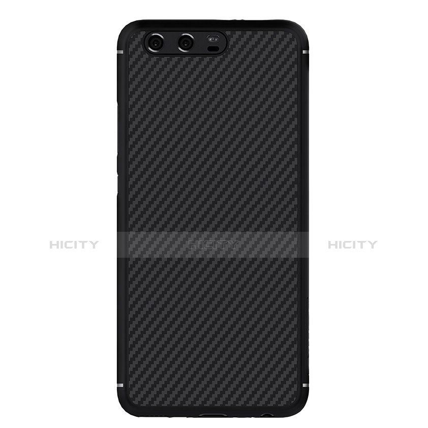 Coque Silicone Gel Serge pour Huawei P10 Noir Plus