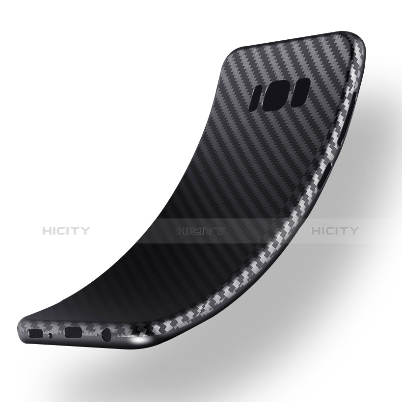 Coque Silicone Gel Serge pour Samsung Galaxy S8 Plus Noir Plus